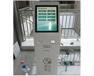 房产超市排队叫号系统和自助服务机已安装调试好投入使用